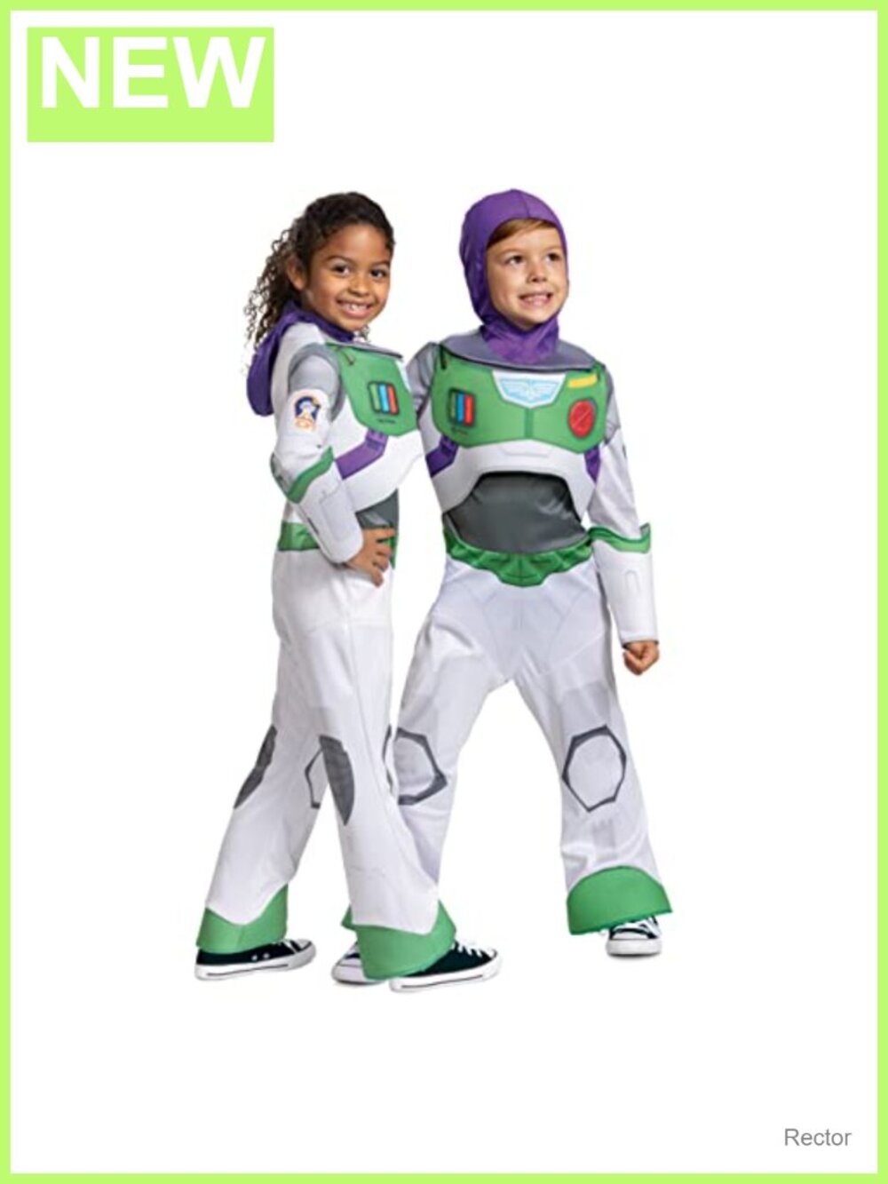 Disney Pixar Lightyear Buzz Space Ranger Costume Kids Jumpsuit Hood